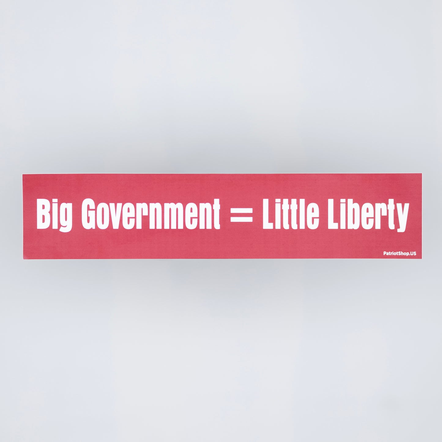 Big government = Little liberty sticker