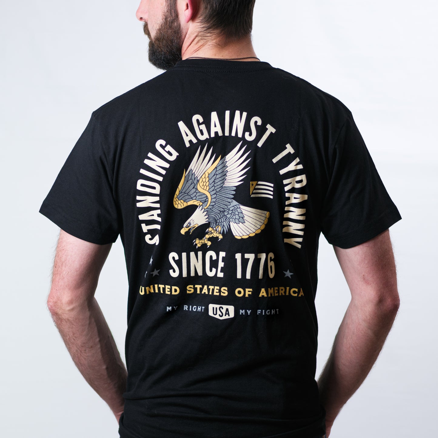 Standing against tyranny since 1776 t-shirt