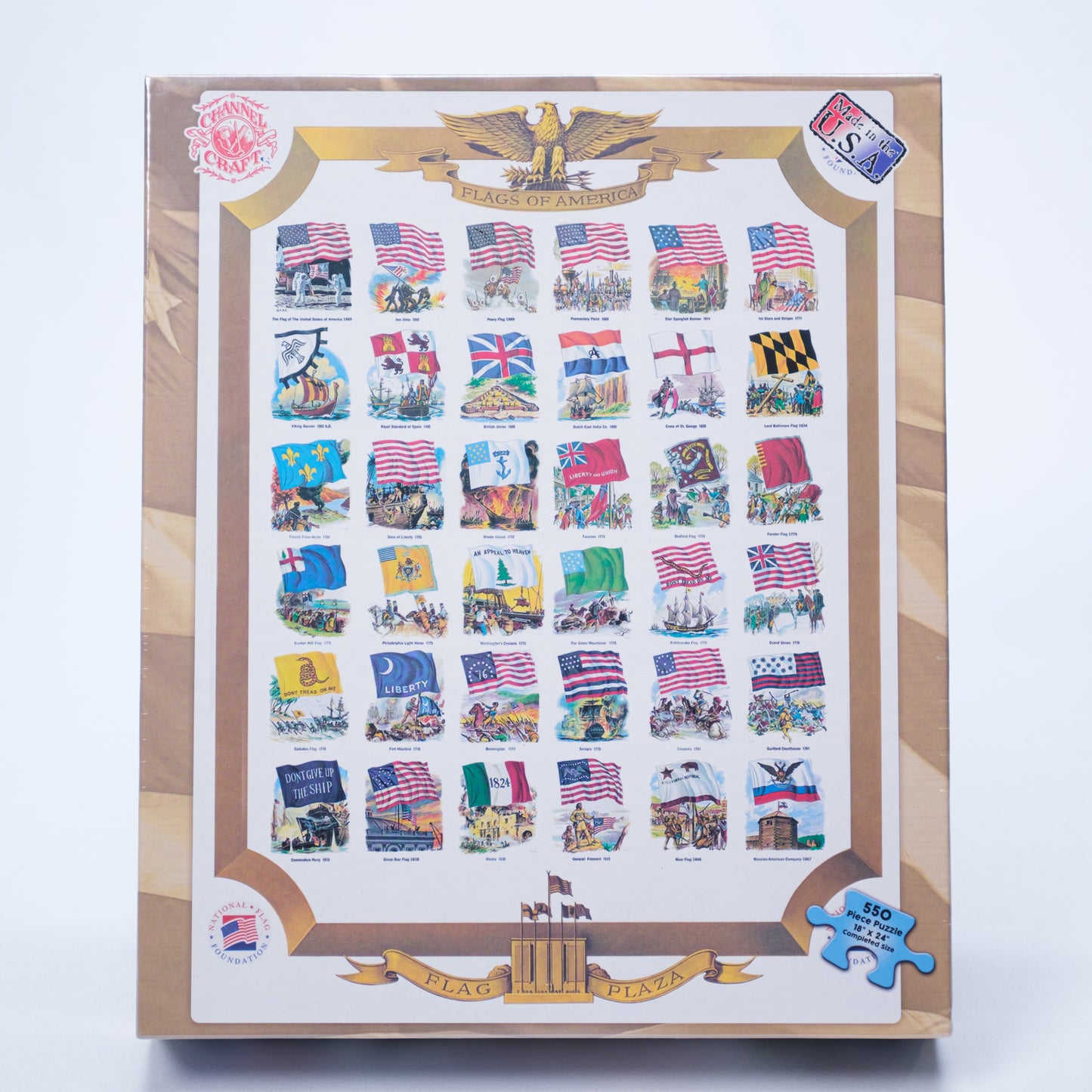 Flags of America puzzle