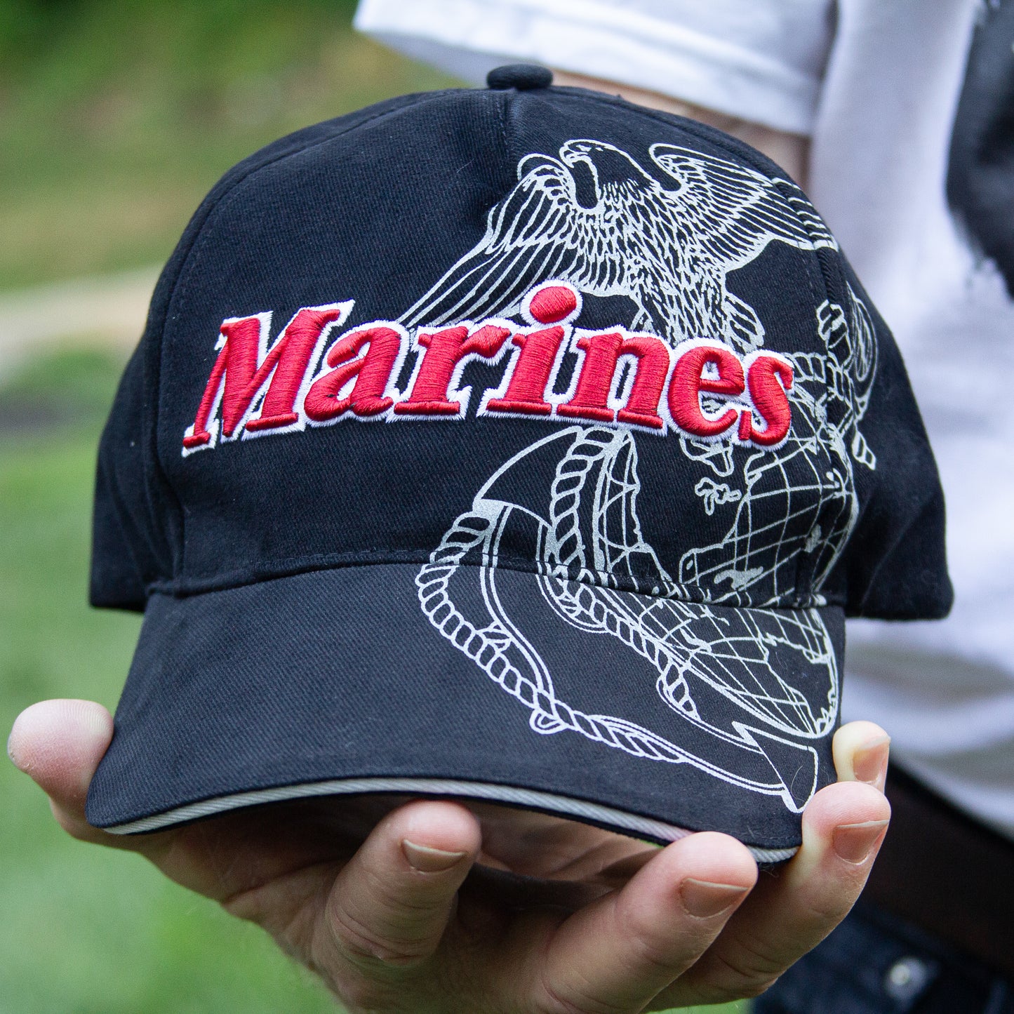 Eagle Globe Anchor Marine Hat
