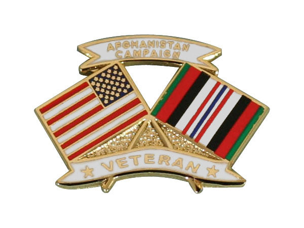 Afghanistan Campaign Veteran lapel pin