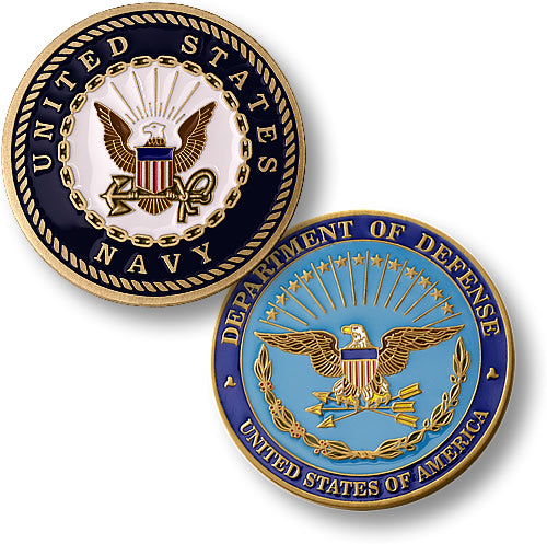 Navy commemorative coin