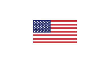 U.S. Flag sticker - outside application