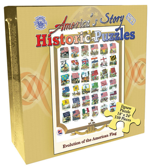 Flags of America puzzle