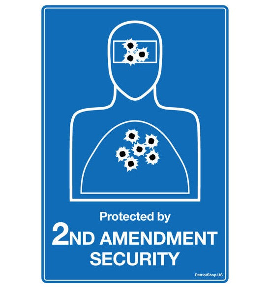 2nd Amendment Security Body Image sticker
