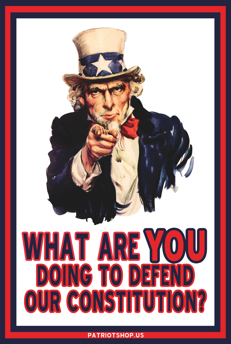 What Are YOU Doing To Defend Our Constitution? - Poster – The Patriot ...