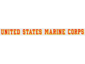 Marine Corps window strip decal