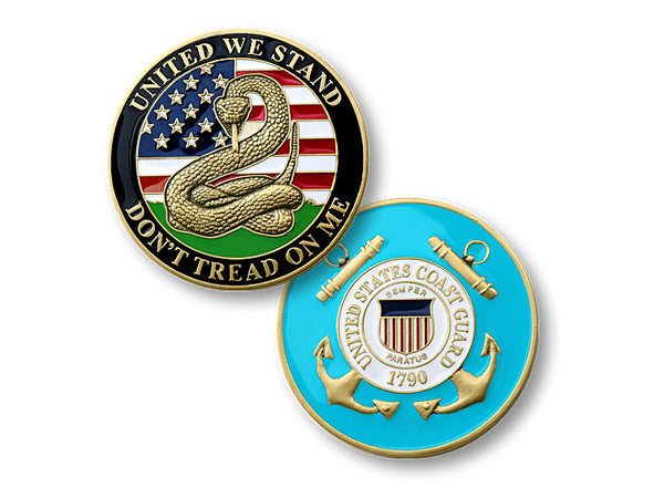 "Don't Tread on Me" Coast Guard coin