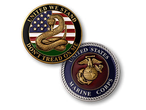 "Don't Tread on Me" Marine coin