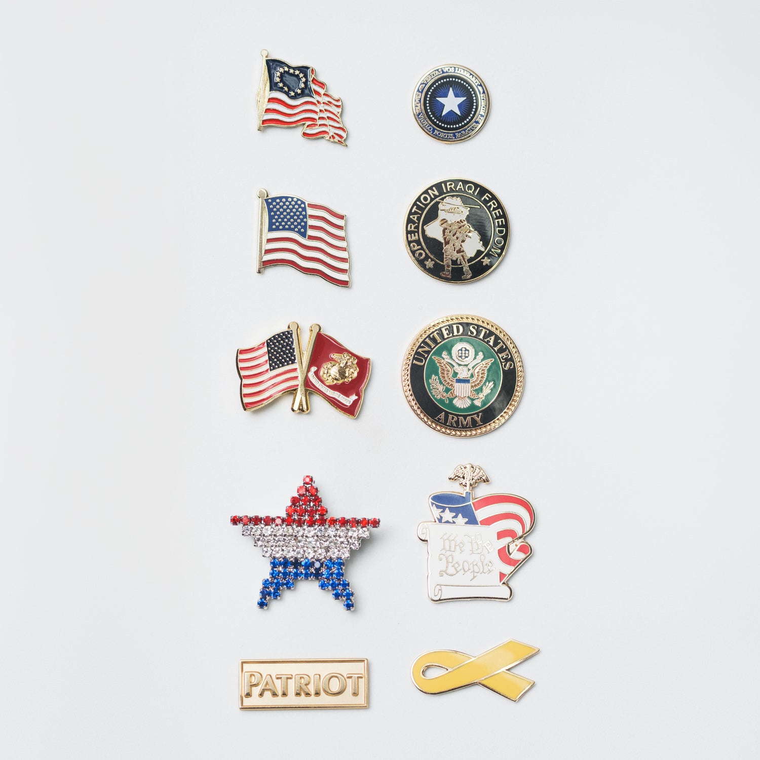 Patriot Pins and Accessories