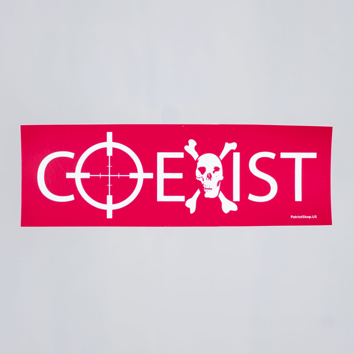 Coexist sticker