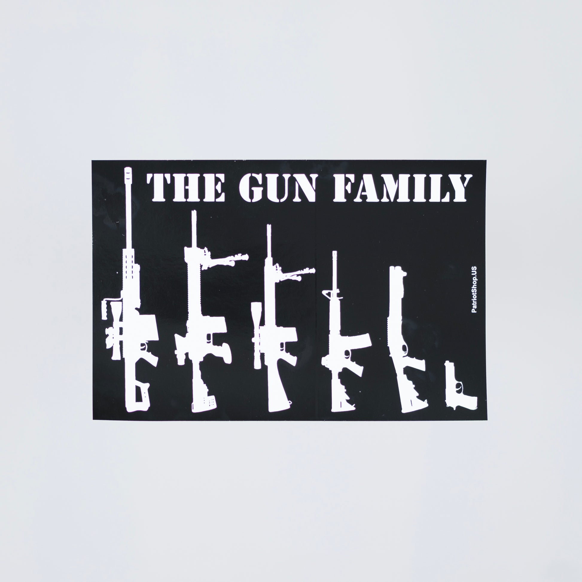 Gun family sticker