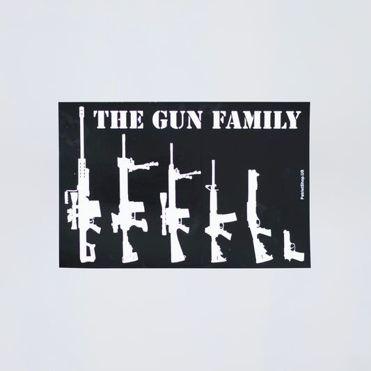 Gun family sticker