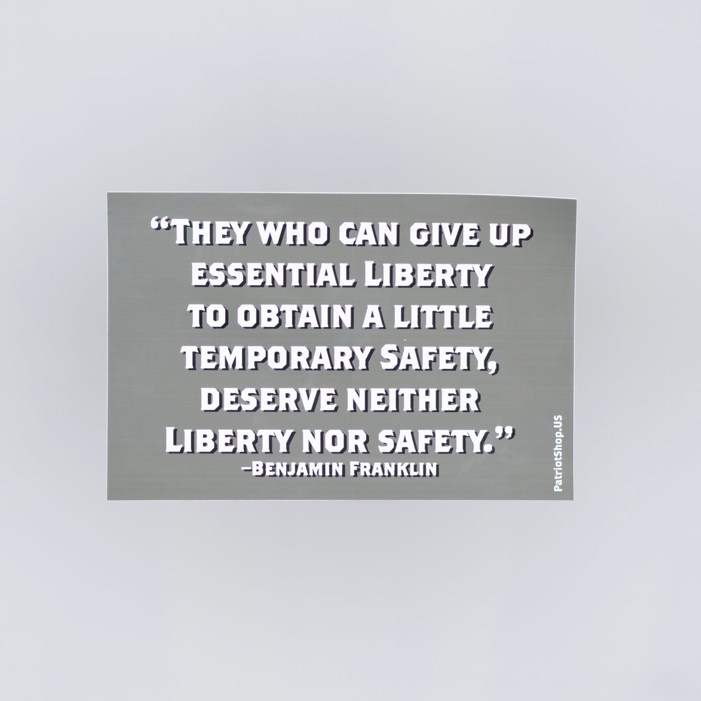 Benjamin Franklin essential liberty quote