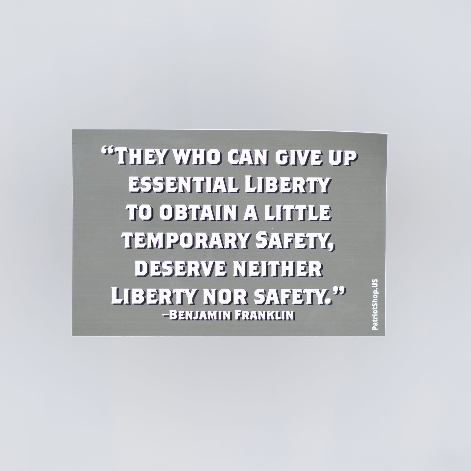 Benjamin Franklin essential liberty quote