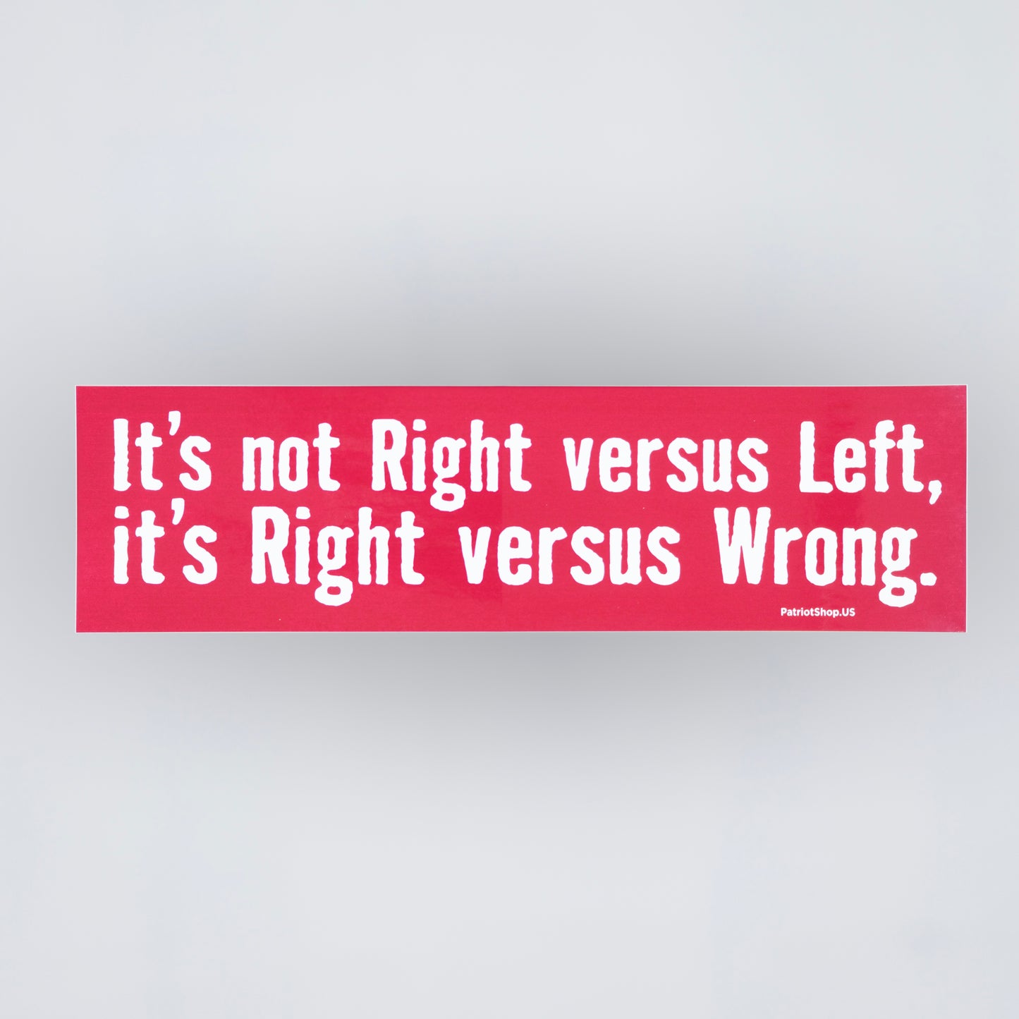 Right versus Wrong sticker