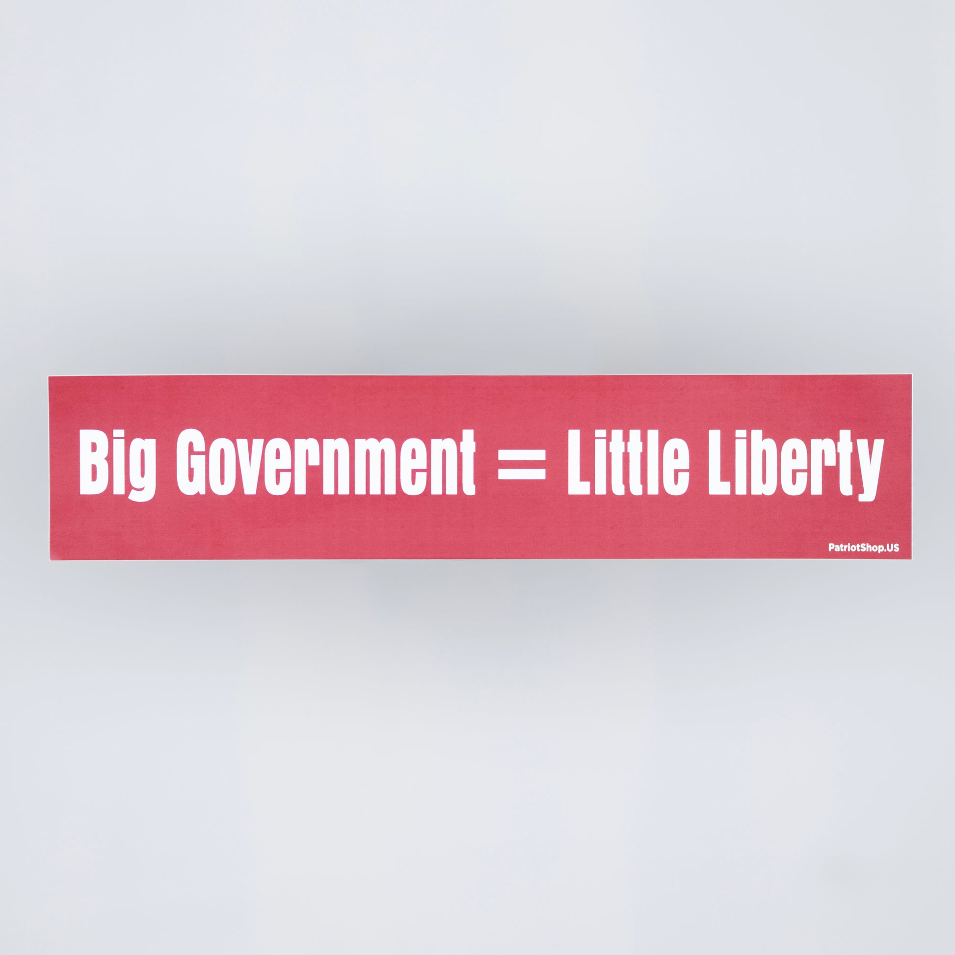 Big government = Little liberty sticker