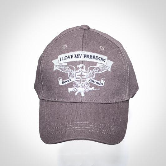 I love my freedom eagle hat