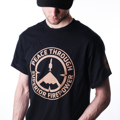 Mostly Peaceful B-2 Bomber shirt