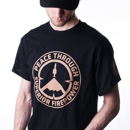 Mostly Peaceful B-2 Bomber shirt