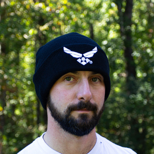 Air Force wings knit cap