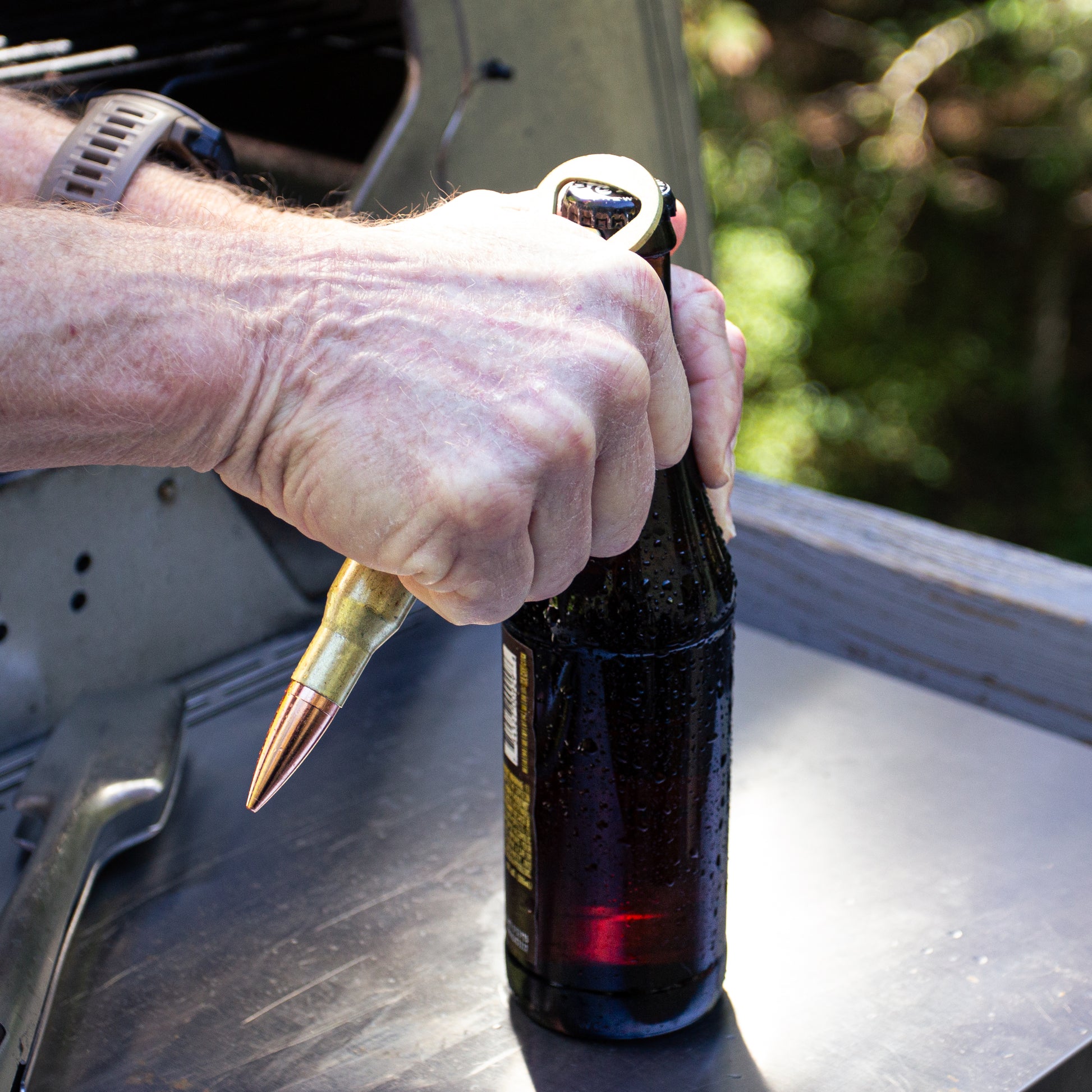 50 Caliber Bottle Opener