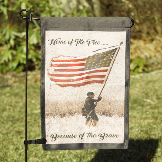 Home of the Free Garden Flag