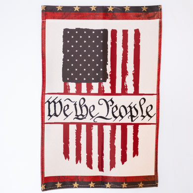 We The People garden flag - made in America for Americans