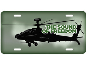 Sound of Freedom license plate - Apache