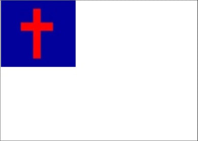 Christian flag 3'x5'