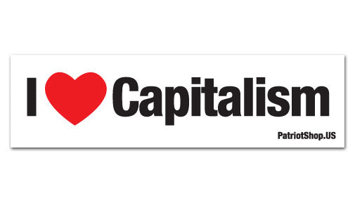 Capitalism sticker