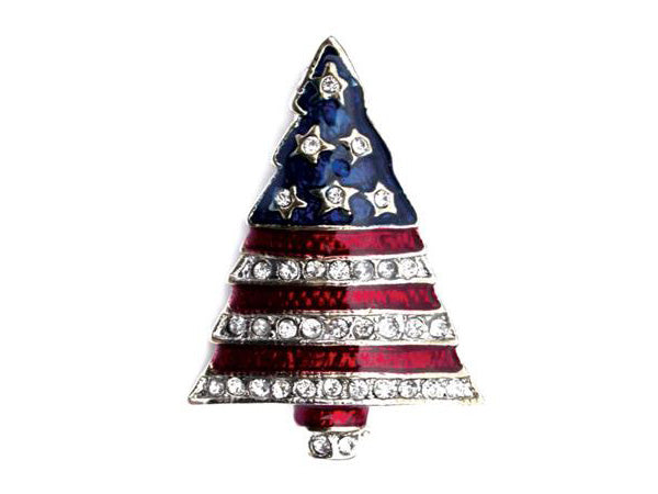 Stars and Stripes Tree pin