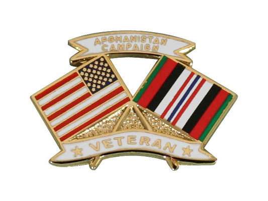 Afghanistan Campaign Veteran lapel pin