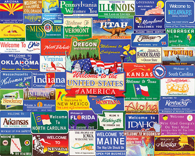  Welcome Road Signs puzzle