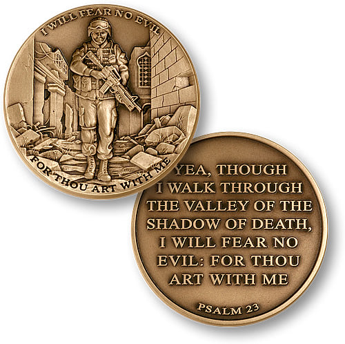 Psalm 23 Bronze Coin