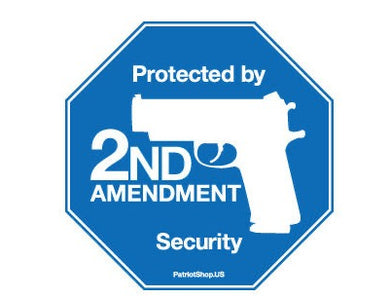 2nd Amendment Security sticker