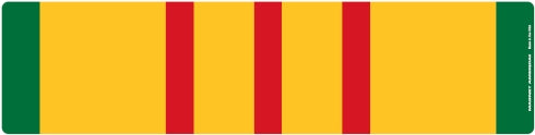 Vietnam War Service Ribbon Bar magnet