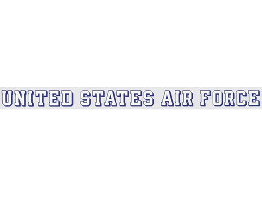 Air Force window strip decal