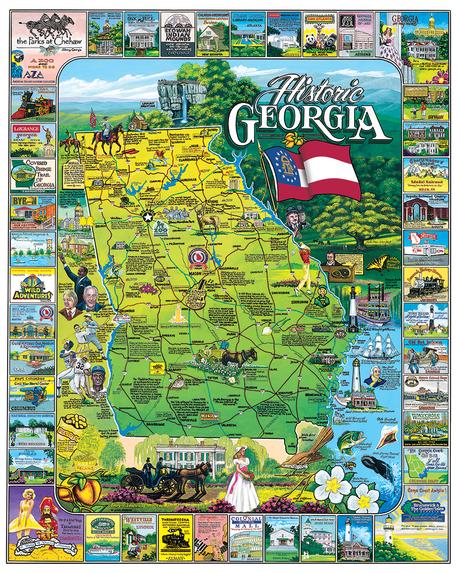 Historic Georgia puzzle