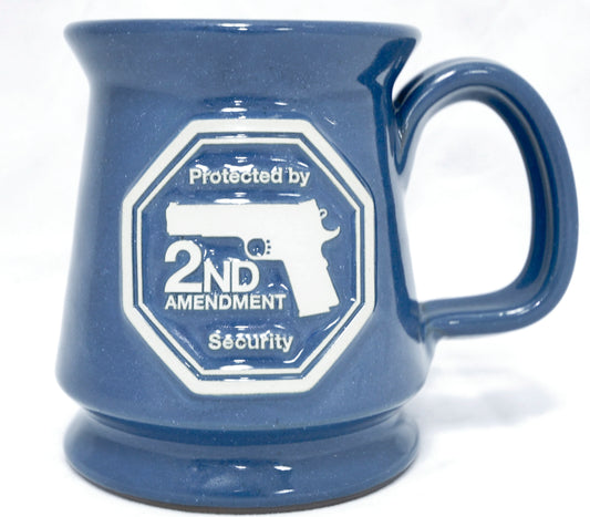 Second Amendment Security pottery mug