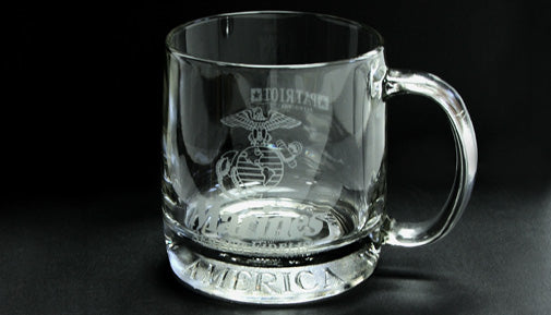 Overstock Sale - Marine glass mug