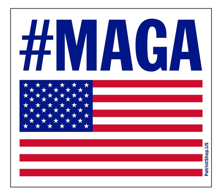 MAGA Flag sticker