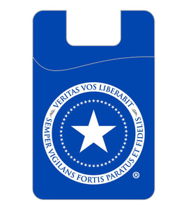 Patriot Post phone wallet - bright blue