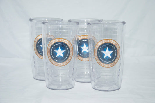 Patriot Seal Tervis - 16 oz. set of 4