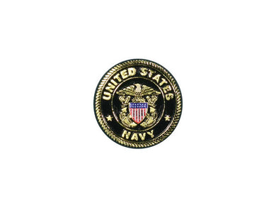 Navy circle magnet