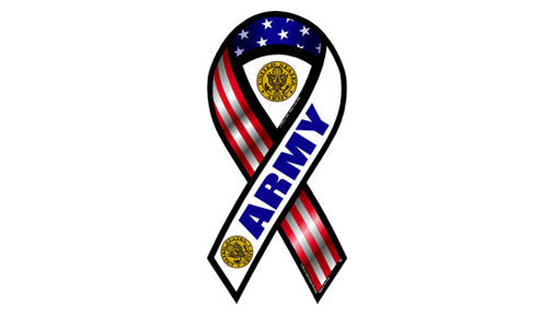 Army ribbon magnet