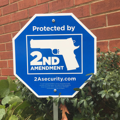 Second Amendment Security yard sign