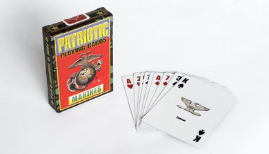 Marines playing cards
