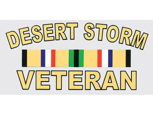 Desert Storm Veteran decal