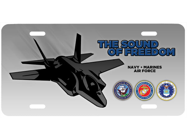 Sound of Freedom license plate - F35